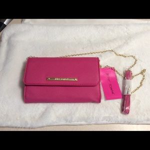 NWT  BETSEY JOHNSON CROSSBODY-SHOULDER-WALLET